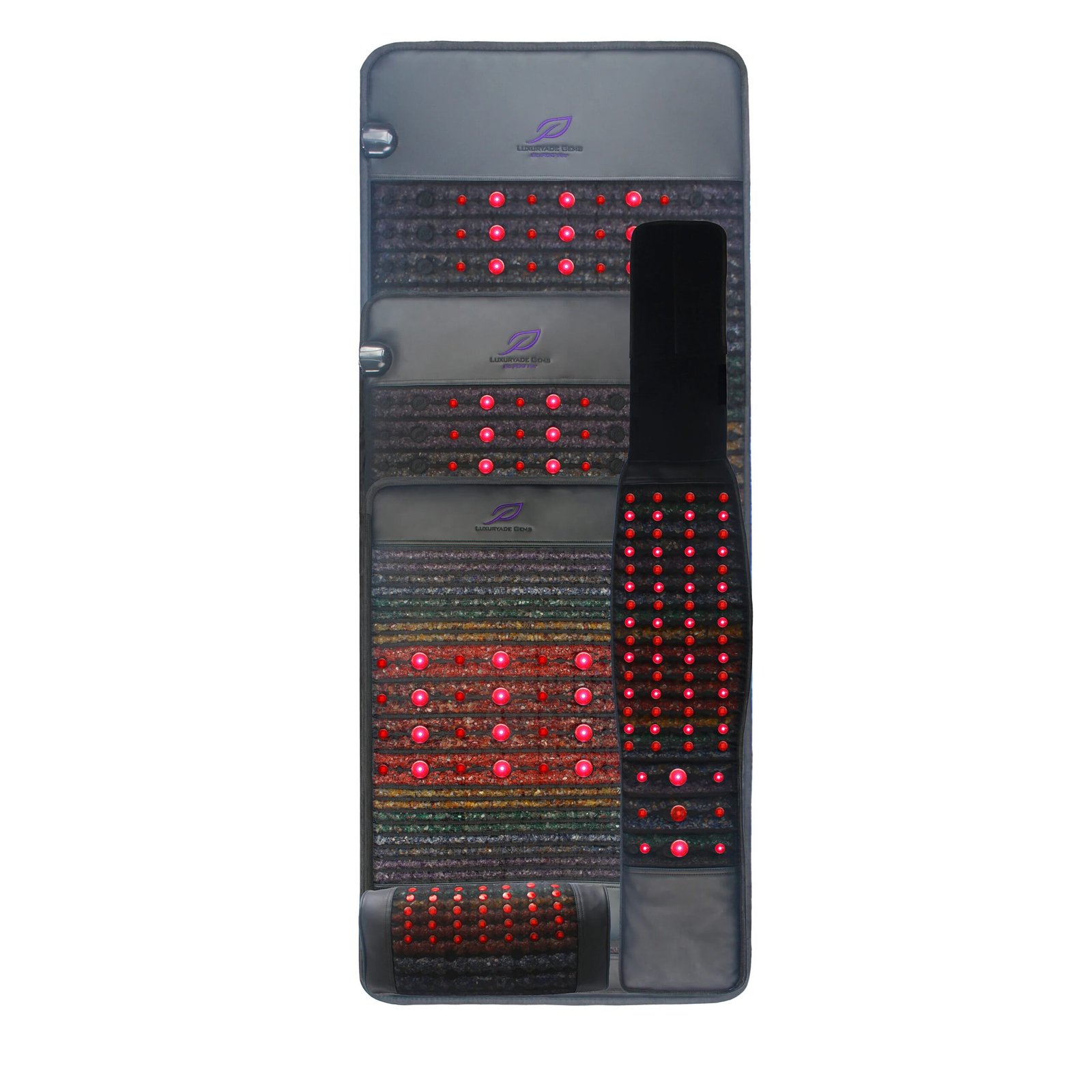 Luxuryade A063 Pemf Bio Infrared Heating Mat Amethyst Crystal Tourmaline PEMF Photon Red Light Therapy Body Massage Mattress Luxuryade A063 Pemf Bio Infrared Heating Mat Amethyst Crystal Tourmaline PEMF Photon Red Light Therapy Body Massage Mattress