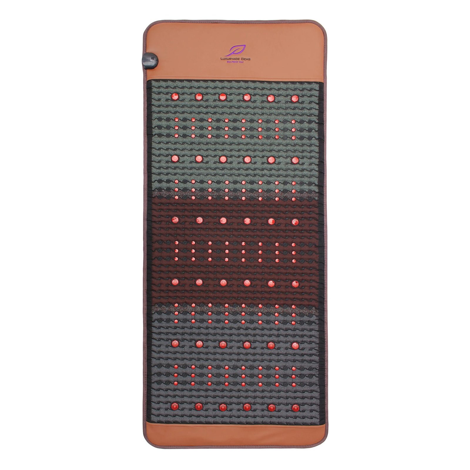 Luxuryade K190 PEMF Therapy Tourmaline Mat Photon Body Negative Ion Infrared Heating Bio NIR  Massage Home Mattress