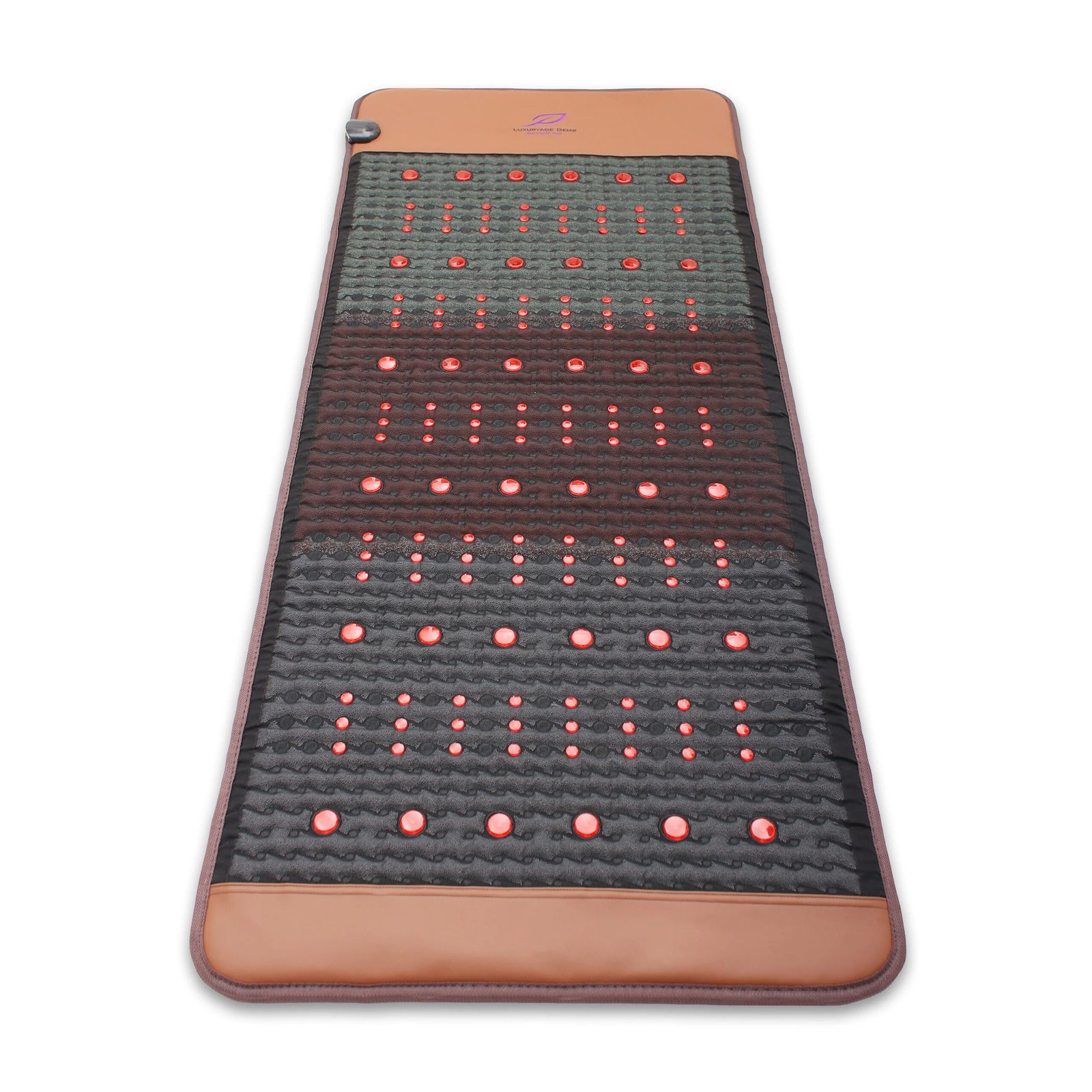 Luxuryade K190 PEMF Therapy Tourmaline Mat Photon Body Negative Ion Infrared Heating Bio NIR  Massage Home Mattress