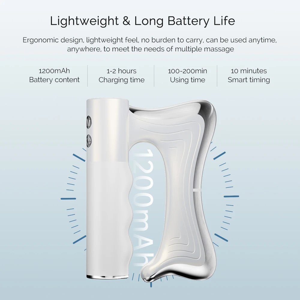 Electric Fascia Massager Body Massage Muscle Scraper Fascia Knife Fitness Vibration Muscle Relaxation Body Lifting Massage Blade