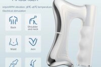 Electric Fascia Massager Body Massage Muscle Scraper Fascia Knife Fitness Vibration Muscle Relaxation Body Lifting Massage Blade