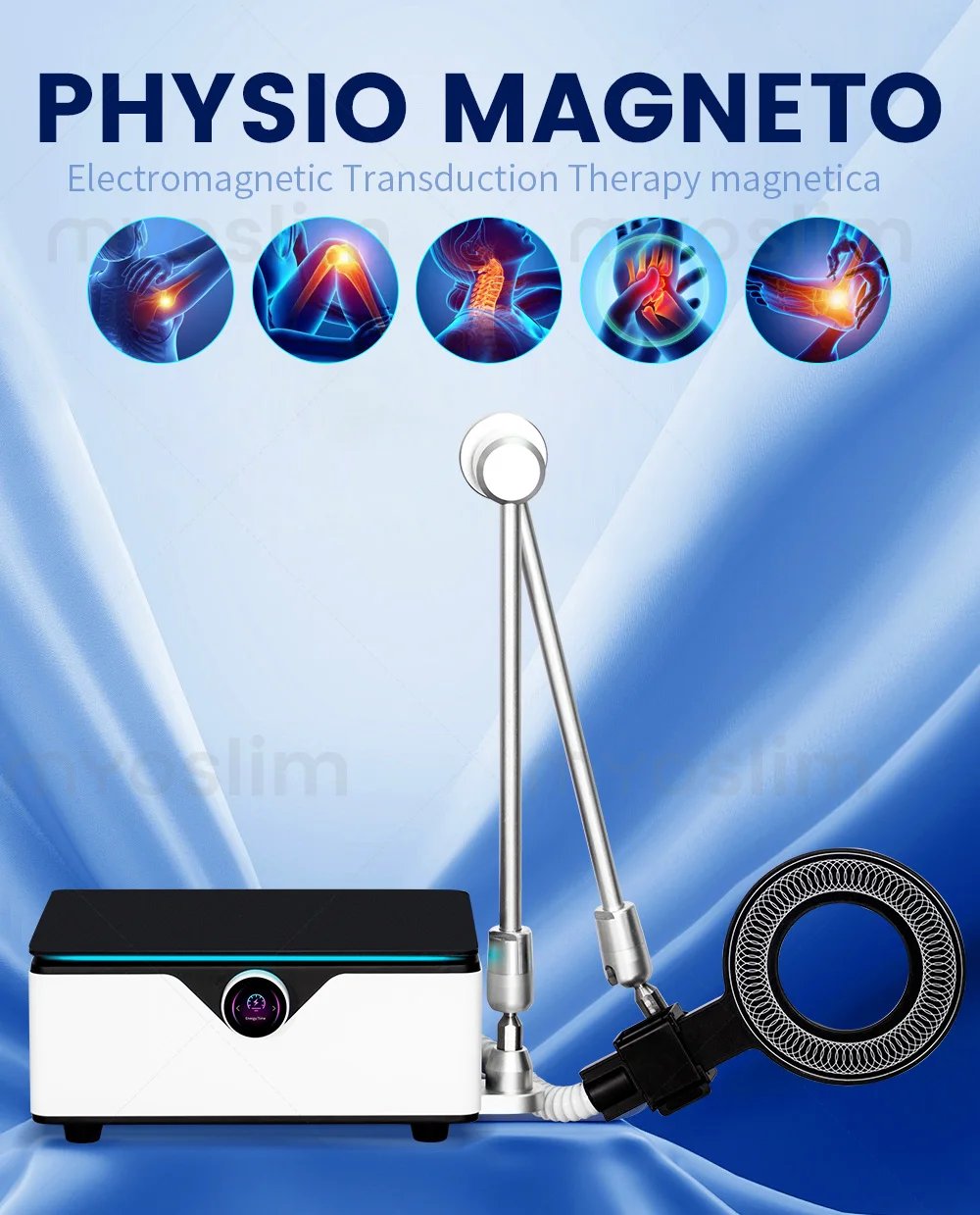 Portable Emtt Physio Magneto Therapy Magnetoterapia Pain Relief PEMF Sports InjuryTherapy Magnetotherapy Physiotherapy Machine
