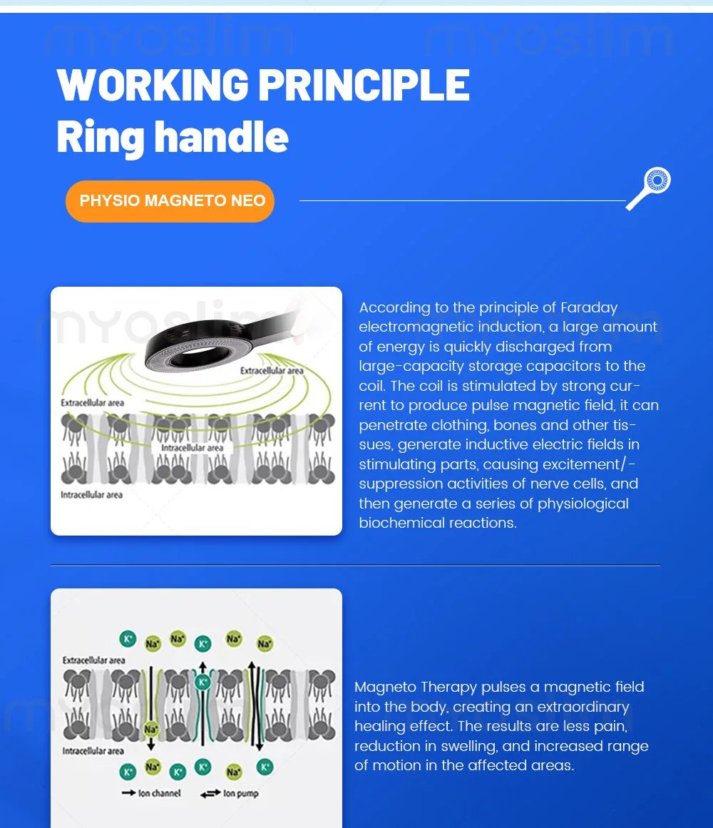 Portable Emtt Physio Magneto Therapy Magnetoterapia Pain Relief PEMF Sports InjuryTherapy Magnetotherapy Physiotherapy Machine