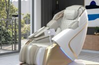 4D+3D Healthcare Massage Recliner Chair with Health Detection Zero Gravity Shiatsu Massage Chair With Stretch Body Scan, Heated