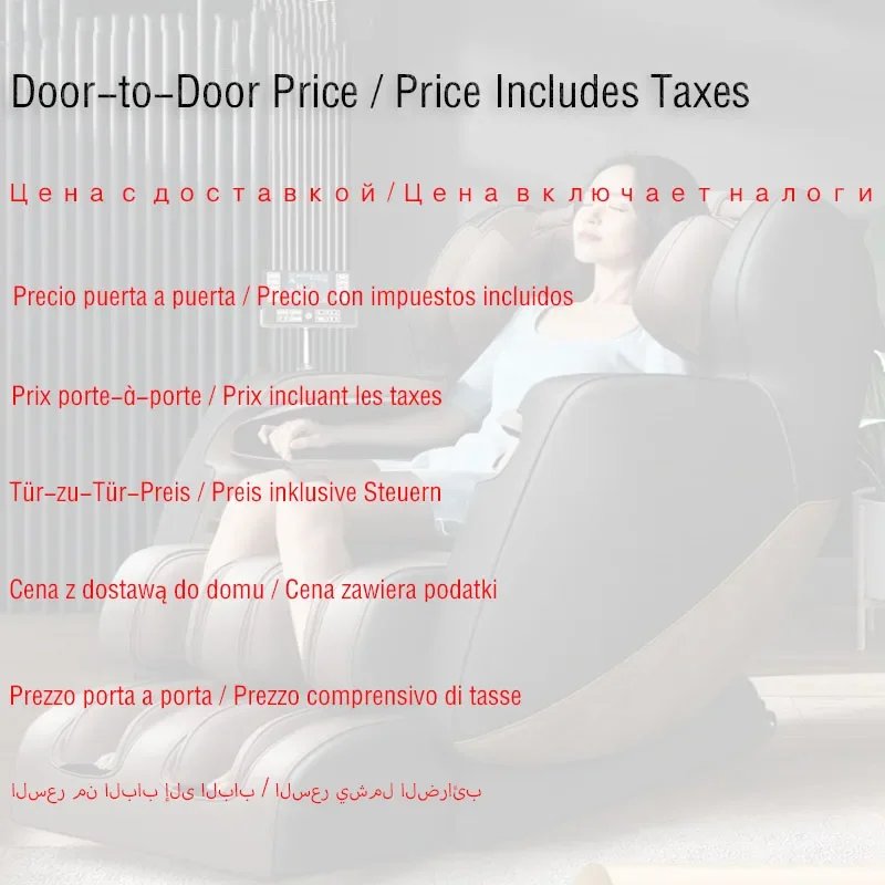 4D+3D Healthcare Massage Recliner Chair with Health Detection Zero Gravity Shiatsu Massage Chair With Stretch Body Scan, Heated