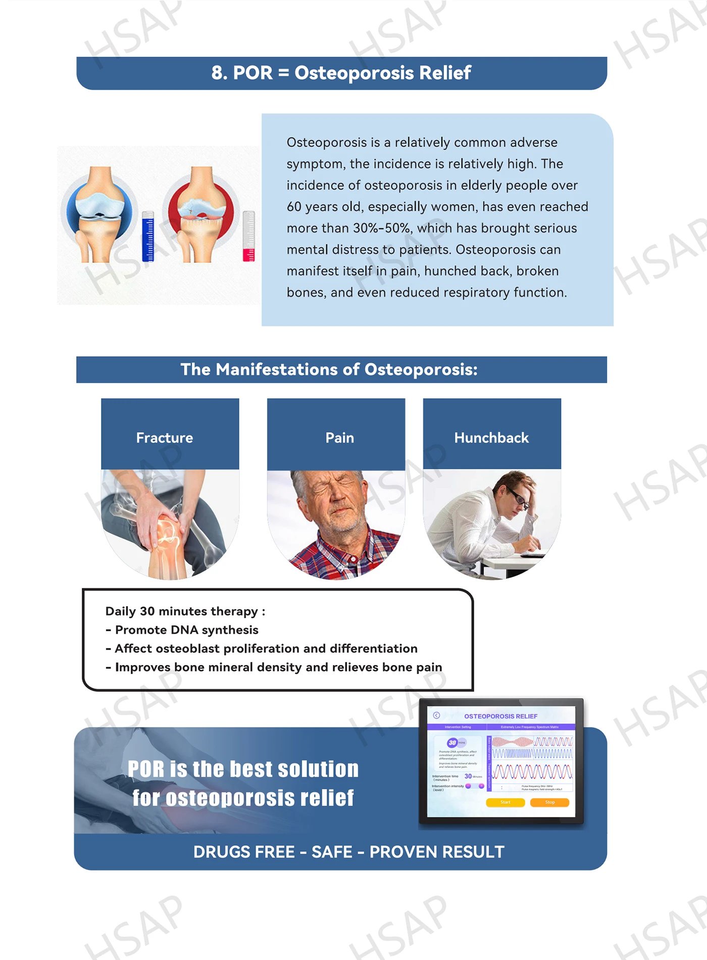 Portable home type Sleep therapy apparatus human body pain relief machine multi-functional PEMF magnetic therapy device