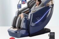 6D Massage Chair Zero Gravity SL Track Body Recliner with Heat AI Voice Control Thai Stretch for Home Office Use