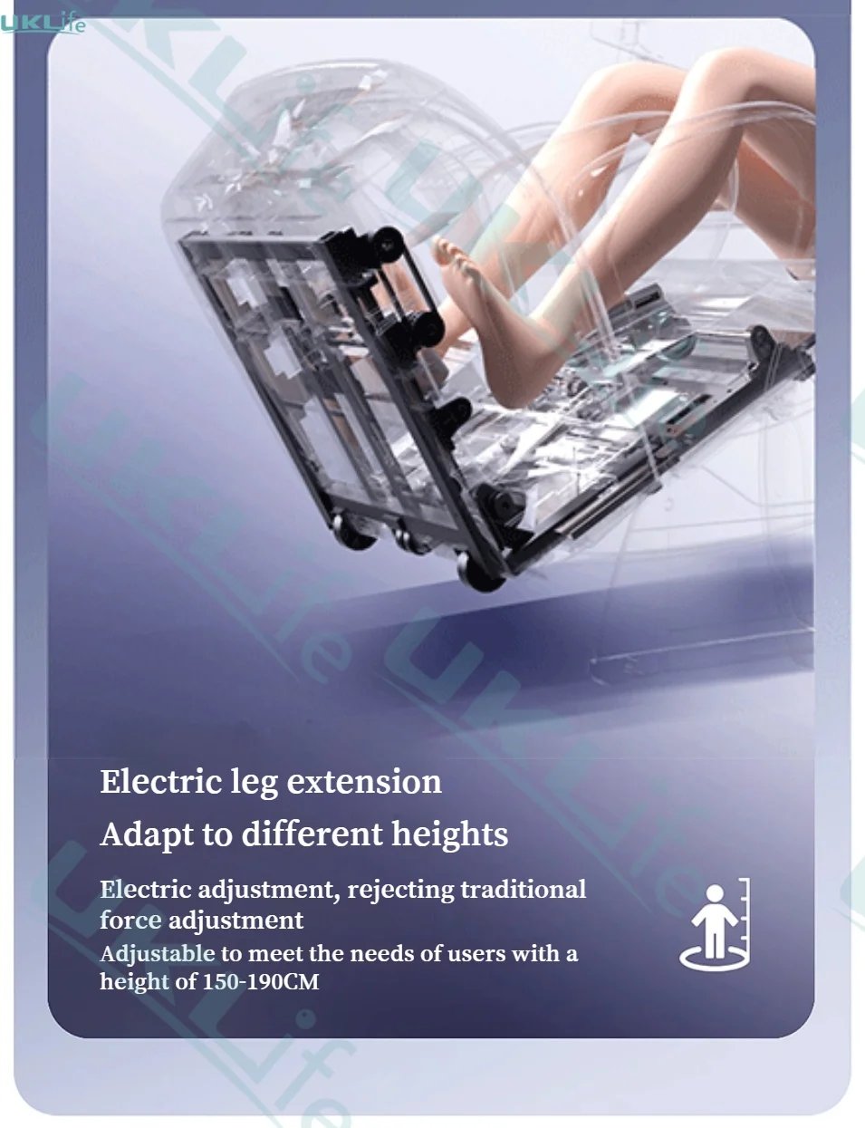 6D Massage Chair Zero Gravity SL Track Body Recliner with Heat AI Voice Control Thai Stretch for Home Office Use