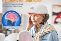 810nmx280pcs 15W NIR Red Light Therapy PBM Brain Neuromodulation Helmet Parkinson Alzheimer Treatment 1-20000Hz Adjustable