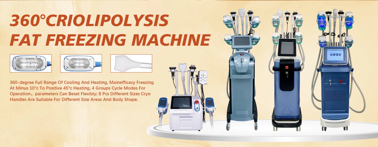 G9 Inner Ball Roller 360 Vibration Body Massager Weight Loss Machine 2/3/4/5/6/7 Handles Roller Therapy