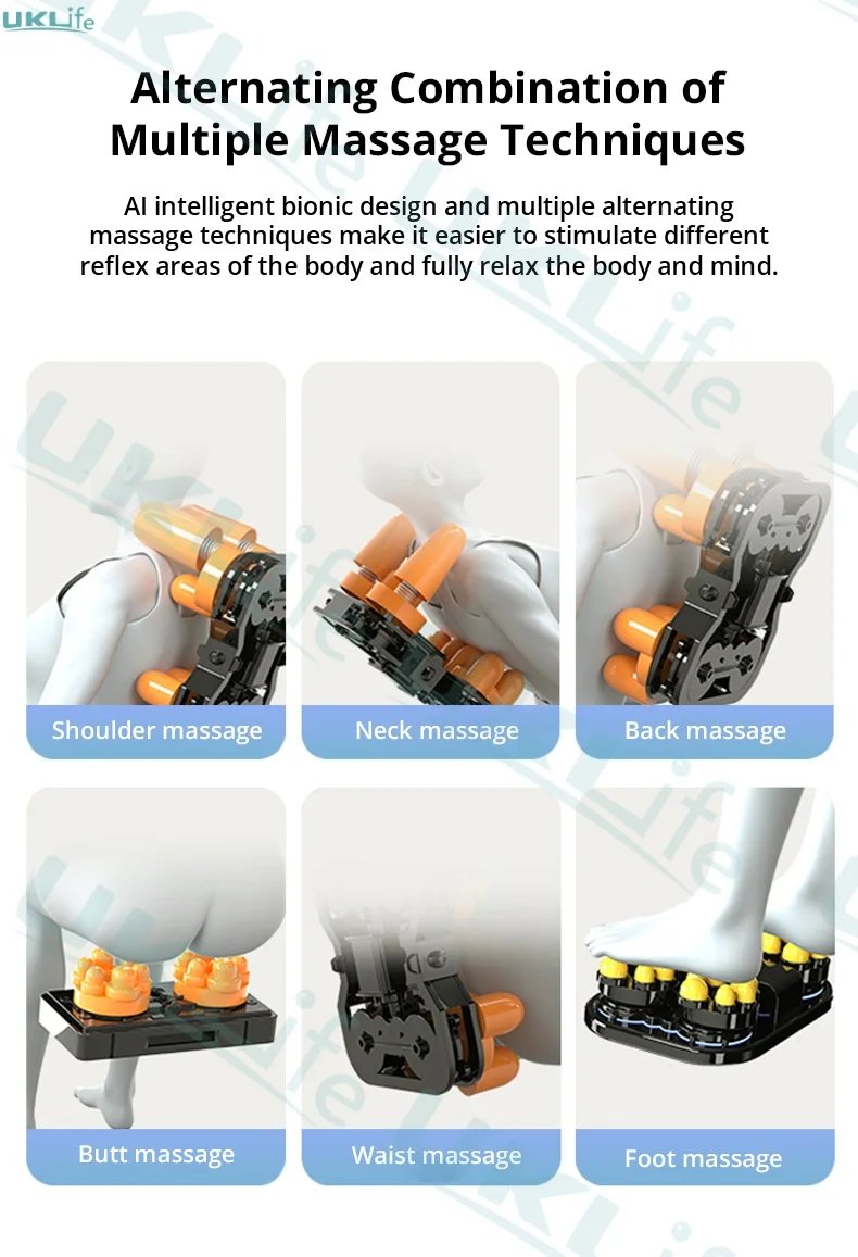 Three Year Warranty Home 4D Heating Massage Chairs Multifunctional Full Body Air Bag Wrapped Zero Gravity 3D Massage Office Sofa