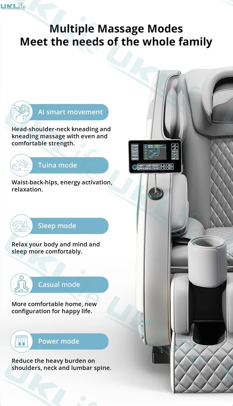 Three Year Warranty Home 4D Heating Massage Chairs Multifunctional Full Body Air Bag Wrapped Zero Gravity 3D Massage Office Sofa