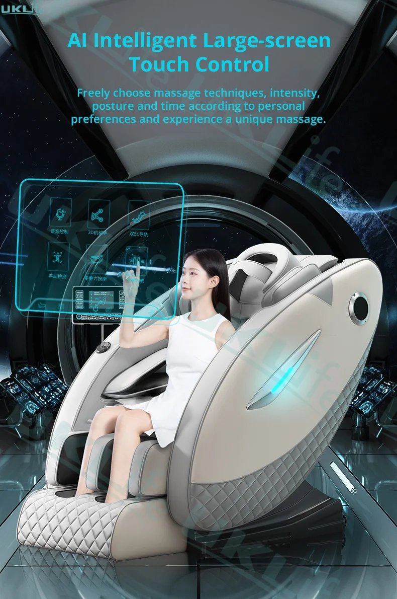 Three Year Warranty Home 4D Heating Massage Chairs Multifunctional Full Body Air Bag Wrapped Zero Gravity 3D Massage Office Sofa