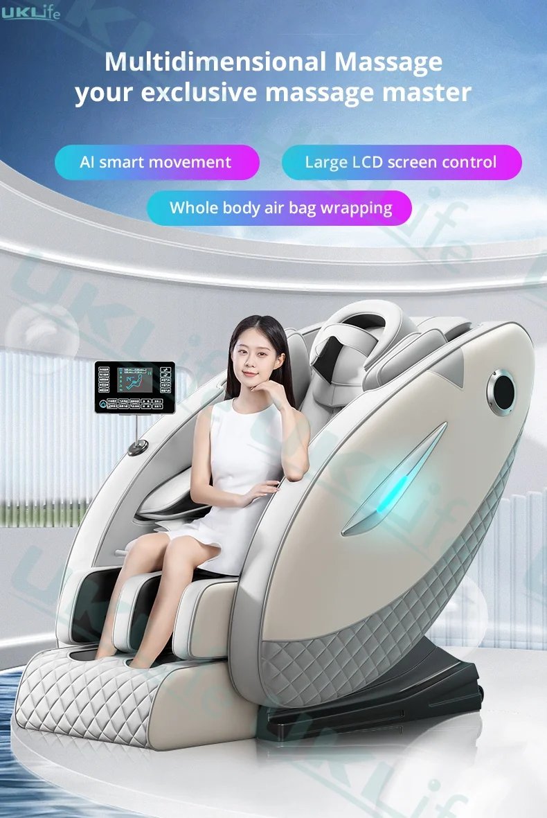 Three Year Warranty Home 4D Heating Massage Chairs Multifunctional Full Body Air Bag Wrapped Zero Gravity 3D Massage Office Sofa