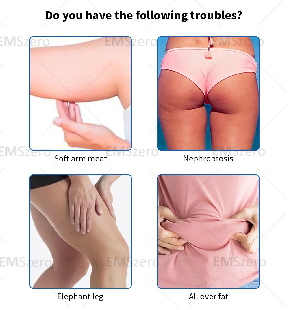 EMS RF HI-EMT EMS Body Sculpt Machine Roller Electric Muscle Stimulator Fat Burner Weight Loss Body Care Massage Devices SPA