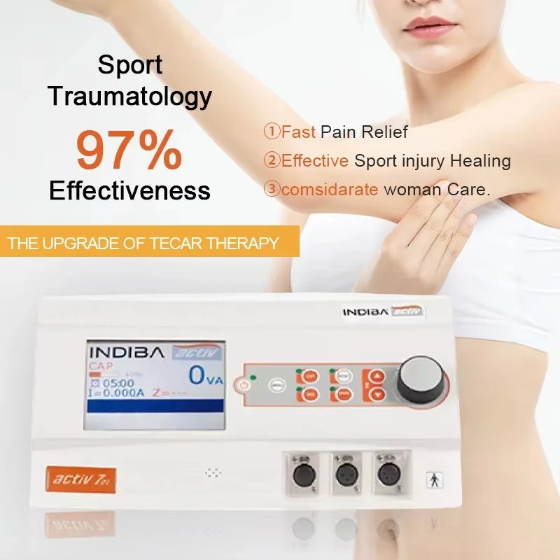 INDIBA 448K CET RET Diathermy Tecar Body Rehabilitation Terapia Pain Relief Physiotherapy - Image 2