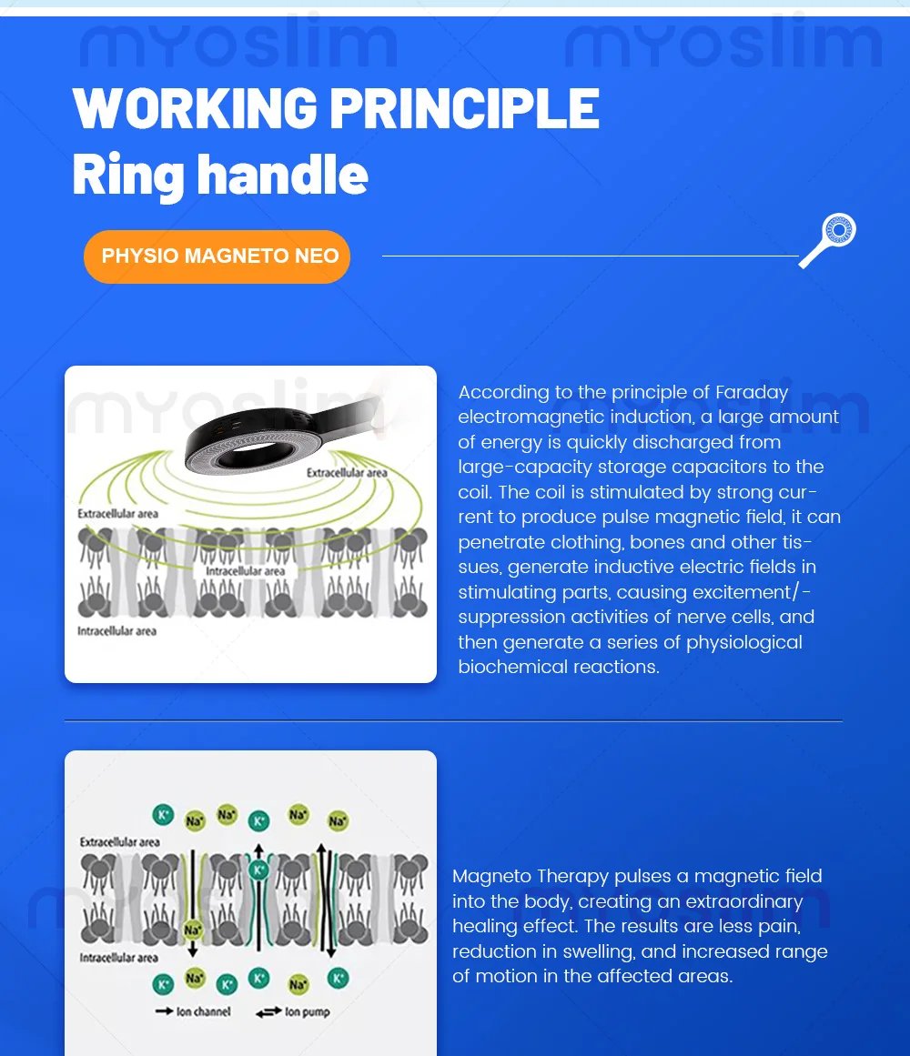 Portable Professional Physio Magneto PEMF Magnetotherapy - Hottest Pain Relief and Sports Injury Therapy for Physiotherapy