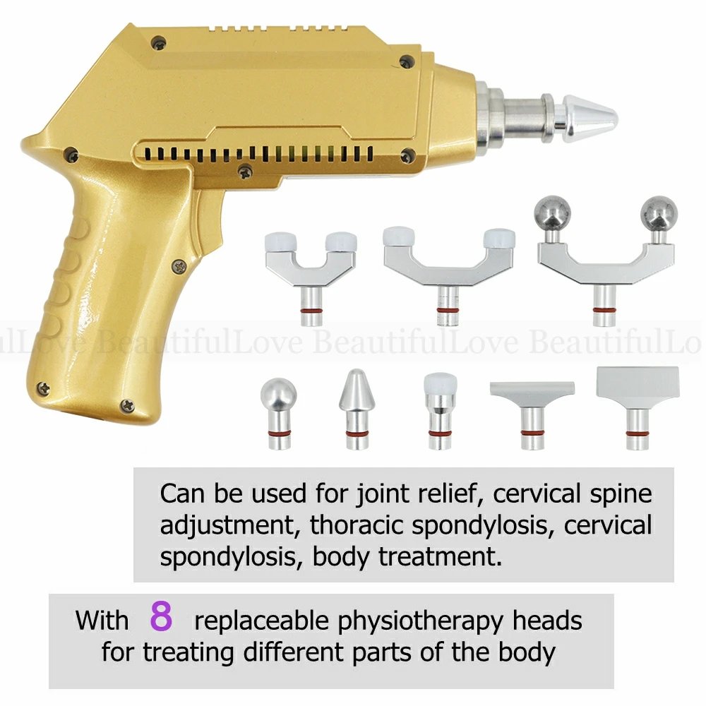 1500N Electric Chiropractic Adjusting Tools Intensity Adjustable Correction Gun Spine Massage Therapy Body Massage