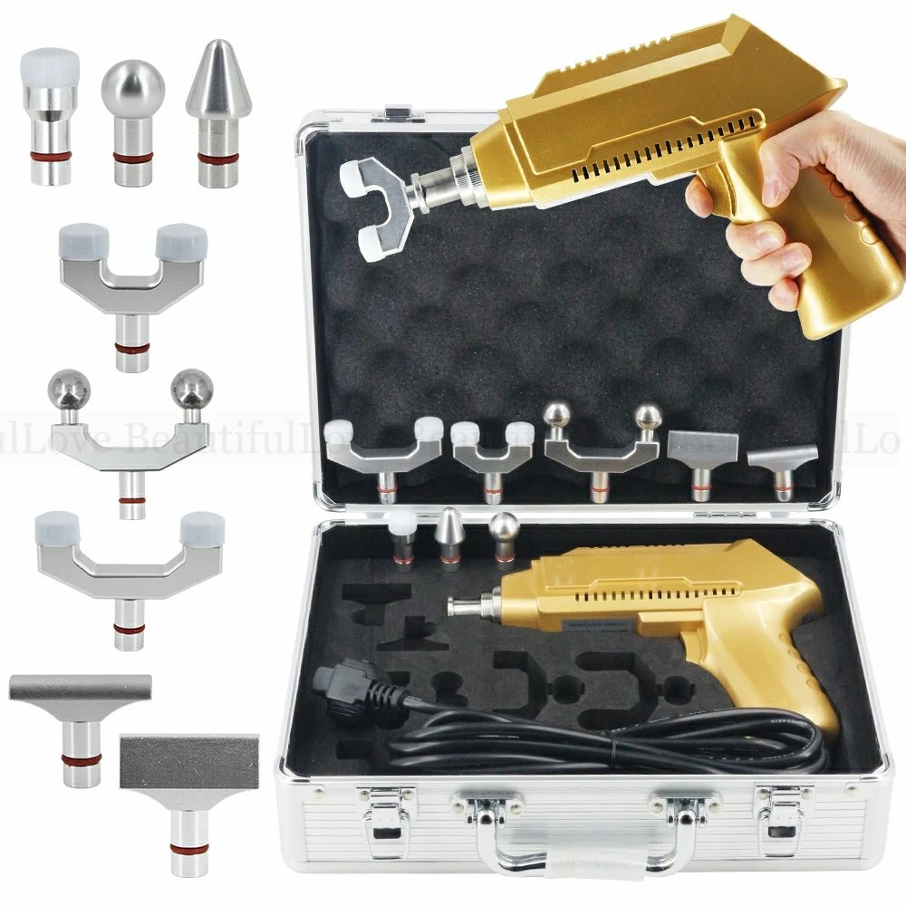 1500N Electric Chiropractic Adjusting Tools Intensity Adjustable Correction Gun Spine Massage Therapy Body Massage