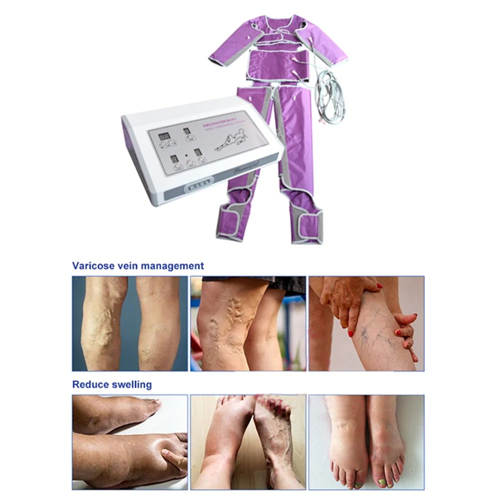 Wrvaro 3D Air Wave Pressure Lymphatic Drainage Vacuum Pressotherapy Machine Sauna Suit Weight Loss Body Shaping Massage Equipmen