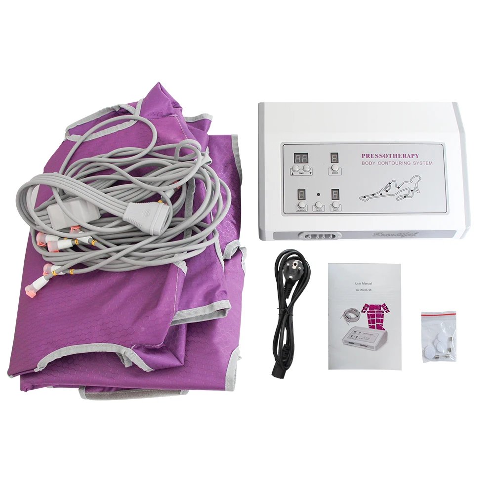 Wrvaro 3D Air Wave Pressure Lymphatic Drainage Vacuum Pressotherapy Machine Sauna Suit Weight Loss Body Shaping Massage Equipmen