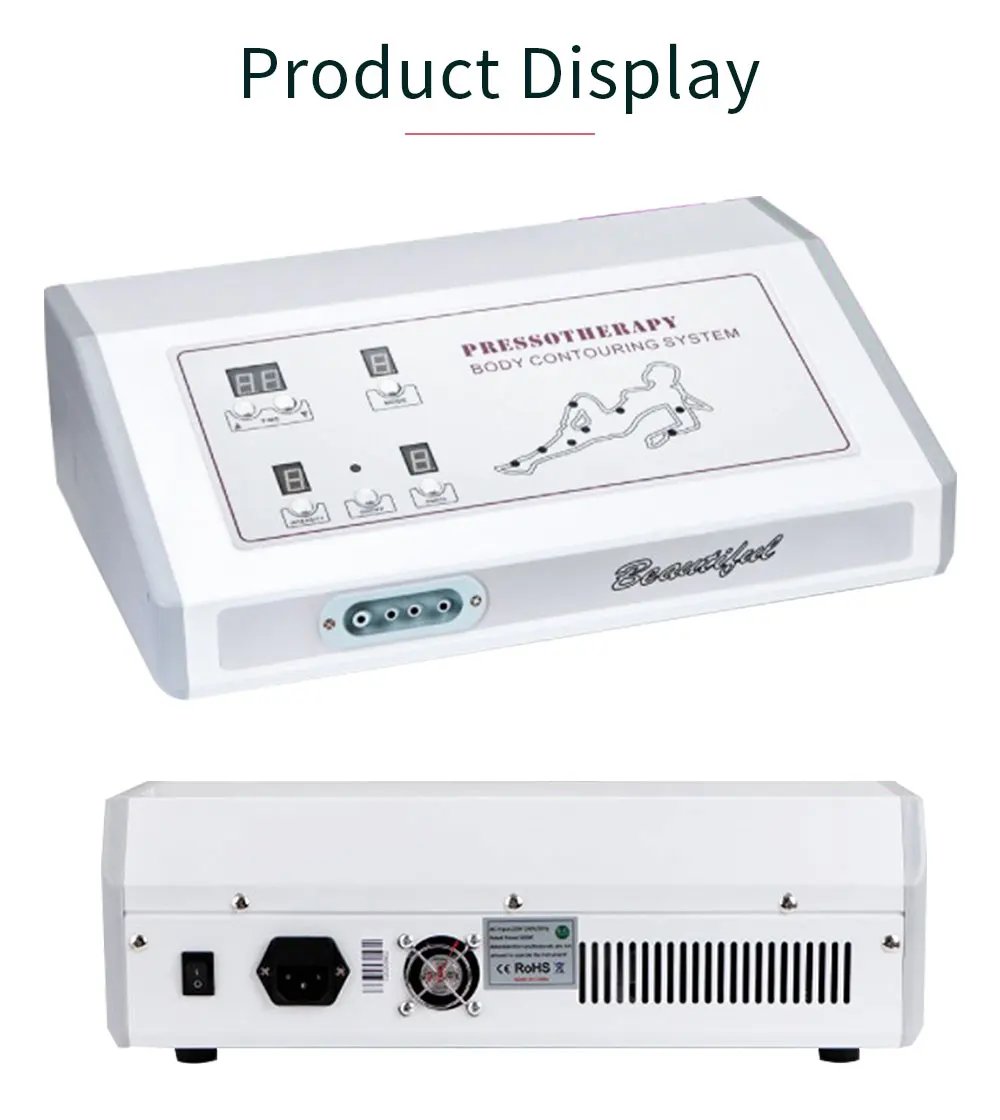 Wrvaro 3D Air Wave Pressure Lymphatic Drainage Vacuum Pressotherapy Machine Sauna Suit Weight Loss Body Shaping Massage Equipmen