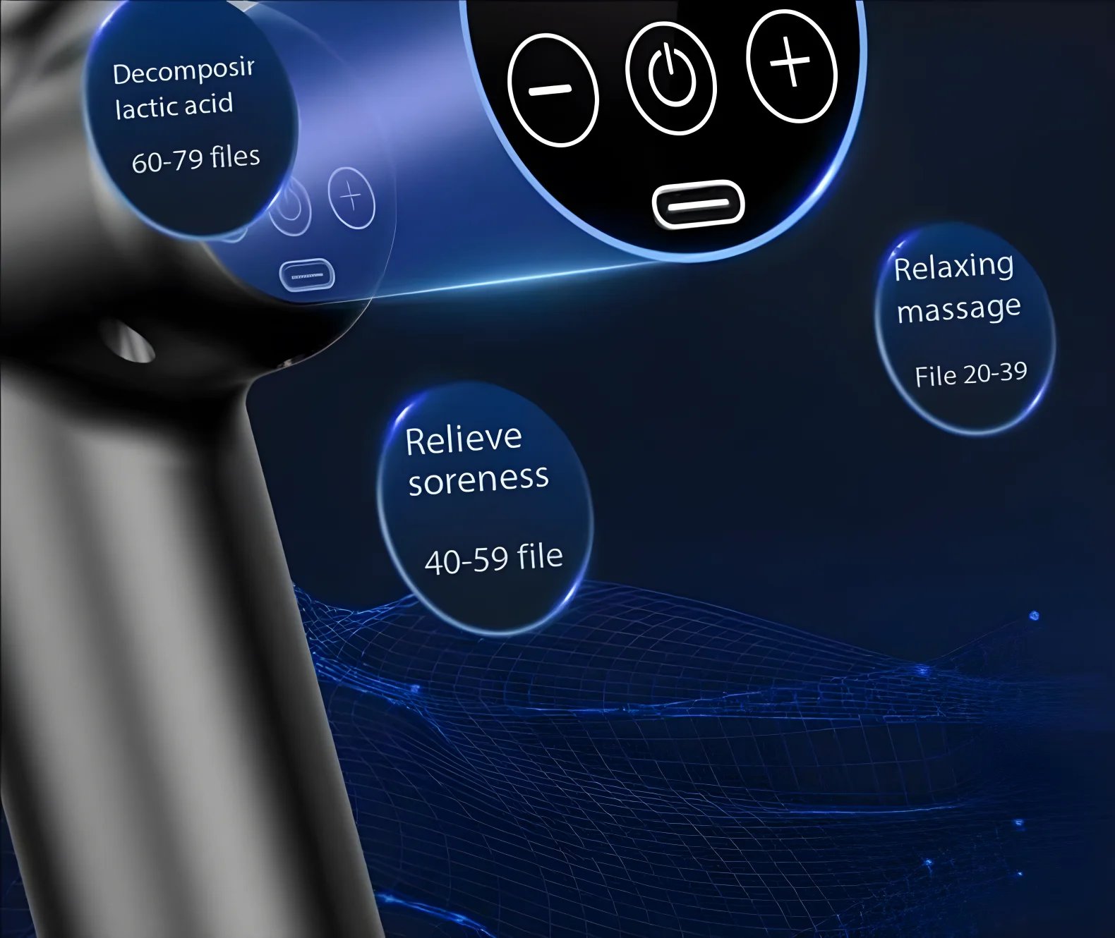 Lenovo Brand Fascia Gun Deeply Relieves Muscle Soreness Fitness and Relaxation Equipment LED Touch Screen 8Massage Head Gifts