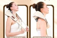 Manual Wooden Massage Roller Hand Push Handheld Body Massage Tool Full-body Household Trigger Point Massager Face Shoulder Neck