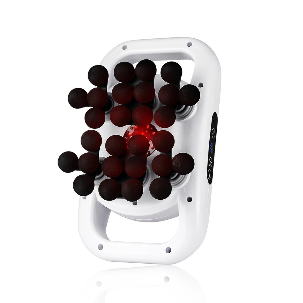 48-Heads Body Massage Gun High-Frequency Vibration Fascia Gun Back Waist Thigh Massager Neck Shoulder Massager Muscle masajeador