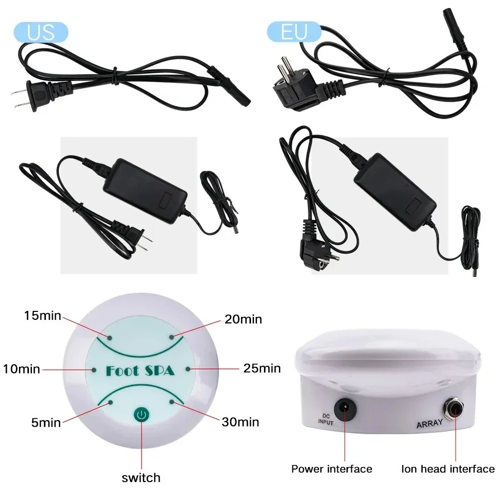 Detox Ionic Foot Spa Bath Machine Massage Foot Ionic Detoxification Relieves Fatigue Promote Good Health And Full For Vitality - Image 5