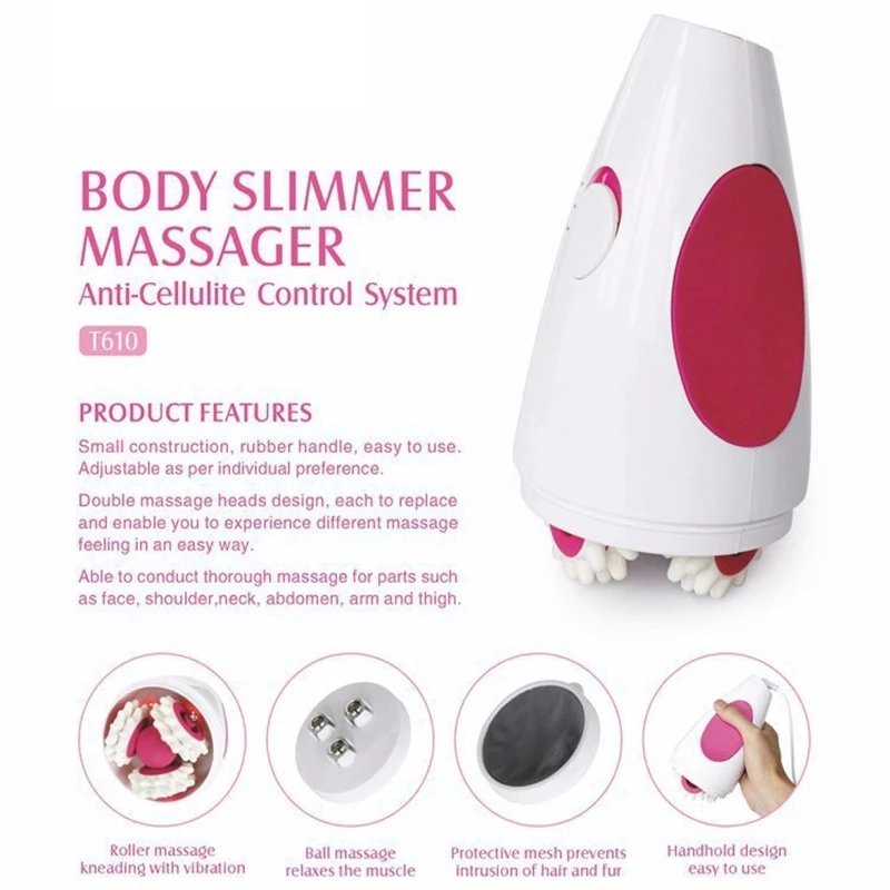Anti-Cellulite Massager Infrared Electric Body Slimming&Relaxing Muscle 3D Roller Device Weight Loss Fat Remove Roller Massager - Image 2