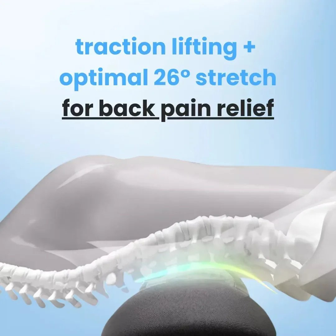 Okayso 3-in-1 Back Massager with Relief Bed Sleeping Shiatsu Deep Tissue Portable Shoulder Lower Back Pain Relief Waist Massager