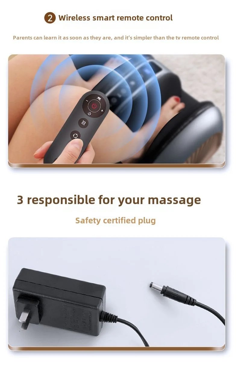 Leg Foot Massager Machine with Airbag Compression Deep Kneading Improve Foot Wellness Gray Fathers Day & Birthday Gifts for Mom Leg Foot Massager Machine with Airbag Compression Deep Kneading Improve Foot Wellness Gray Fathers Day & Birthday Gifts for Mom