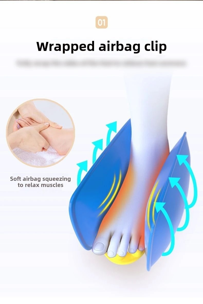 Leg Foot Massager Machine with Airbag Compression Deep Kneading Improve Foot Wellness Gray Fathers Day & Birthday Gifts for Mom Leg Foot Massager Machine with Airbag Compression Deep Kneading Improve Foot Wellness Gray Fathers Day & Birthday Gifts for Mom