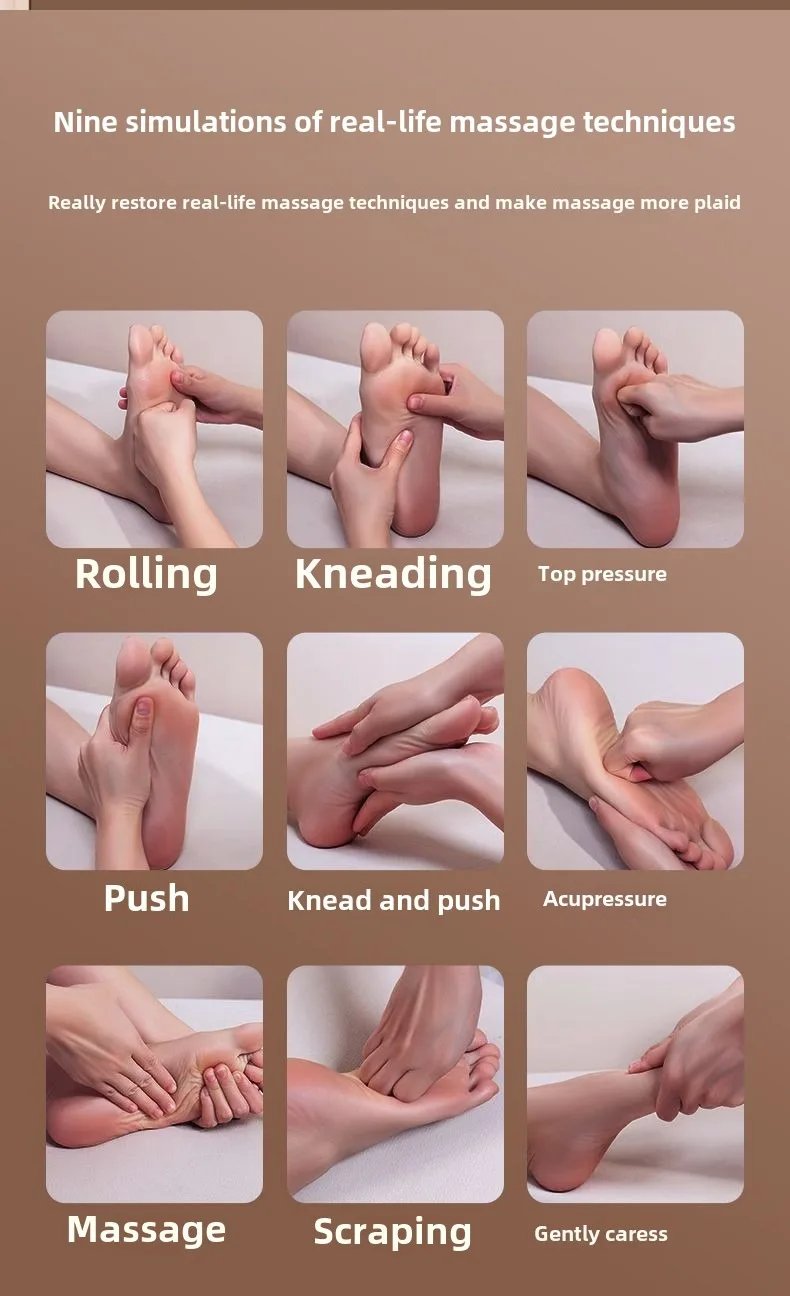 Leg Foot Massager Machine with Airbag Compression Deep Kneading Improve Foot Wellness Gray Fathers Day & Birthday Gifts for Mom Leg Foot Massager Machine with Airbag Compression Deep Kneading Improve Foot Wellness Gray Fathers Day & Birthday Gifts for Mom