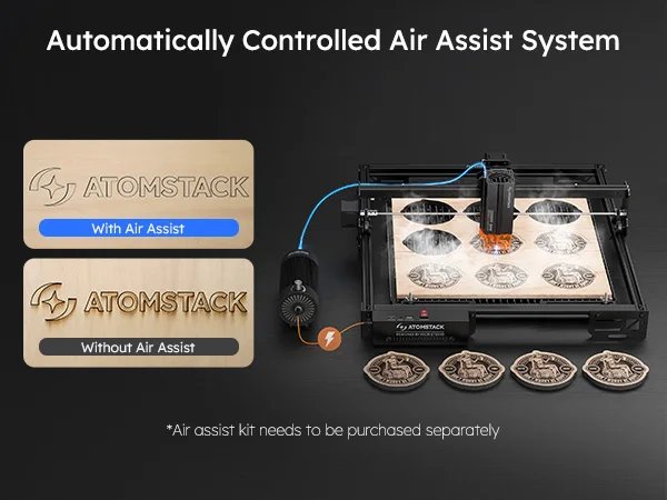 Atomstack A20 Pro V2 Laser Engraver machine Machine Quad-Laser Cutter 20W For Metal Arcylic Wood Glass Logo 400*365mm