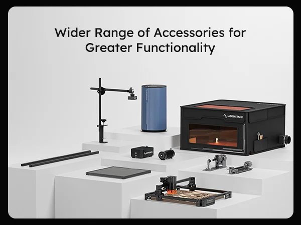 Atomstack A20 Pro V2 Laser Engraver machine Machine Quad-Laser Cutter 20W For Metal Arcylic Wood Glass Logo 400*365mm