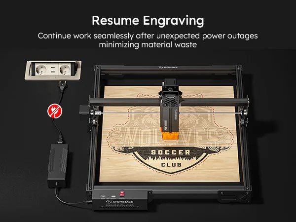 Atomstack A20 Pro V2 Laser Engraver machine Machine Quad-Laser Cutter 20W For Metal Arcylic Wood Glass Logo 400*365mm