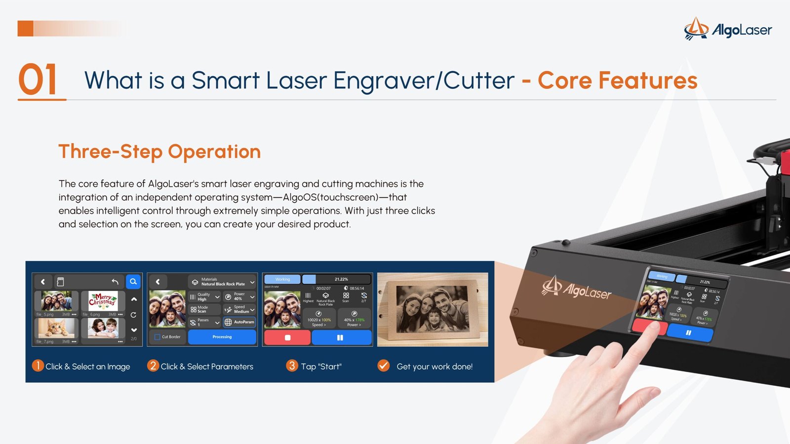 AlgoLaser DIY KIT MK2 10W Laser Engraver with Air Assist Nozzle High Accuracy Laser Engraving Cutting Machine for DIY Wood Logo