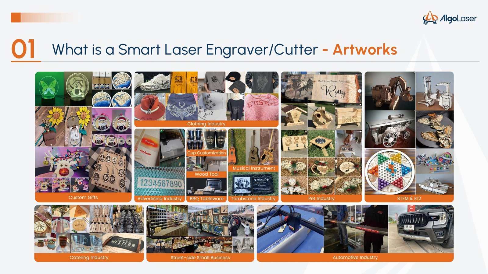 AlgoLaser DIY KIT MK2 10W Laser Engraver with Air Assist Nozzle High Accuracy Laser Engraving Cutting Machine for DIY Wood Logo