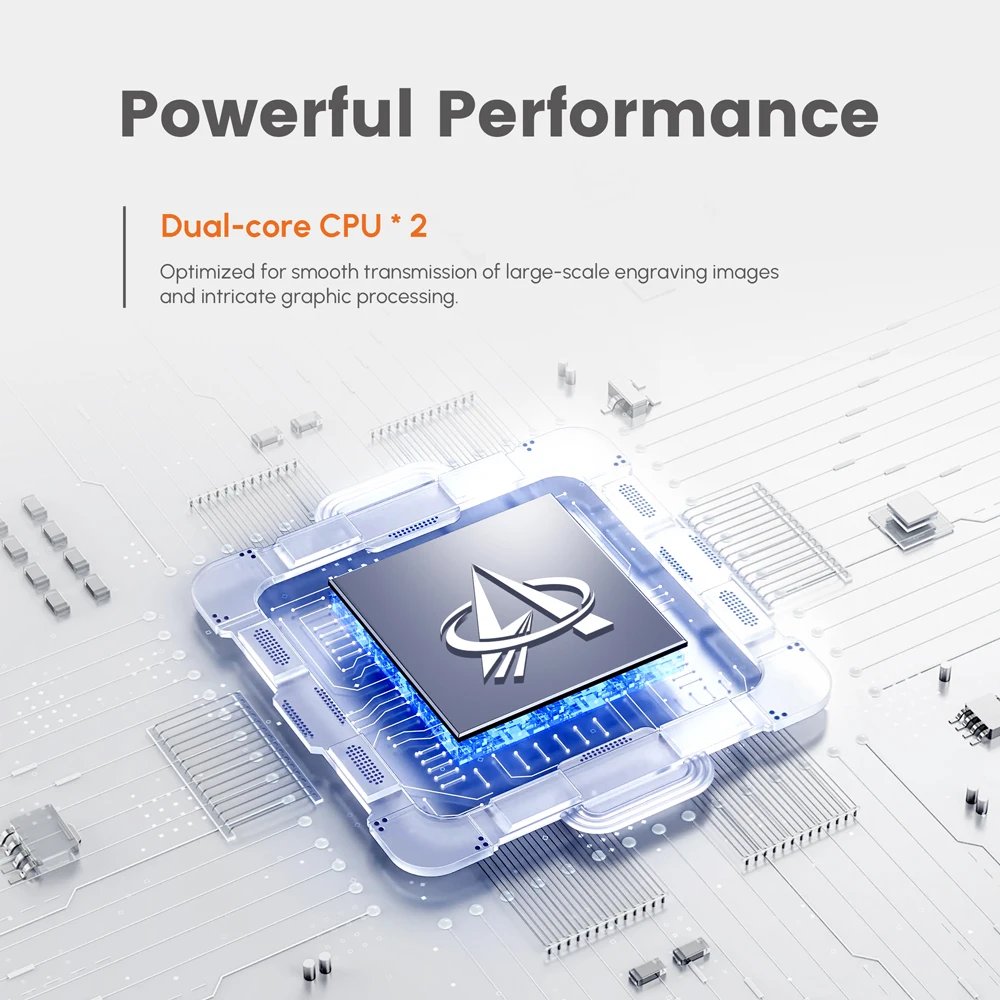 AlgoLaser DIY KIT MK2 10W Laser Engraver with Air Assist Nozzle High Accuracy Laser Engraving Cutting Machine for DIY Wood Logo