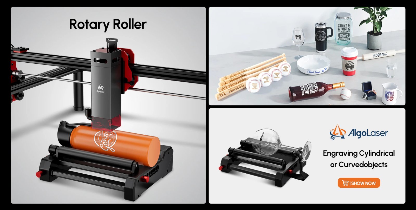 AlgoLaser DIY KIT MK2 10W Laser Engraver with Air Assist Nozzle High Accuracy Laser Engraving Cutting Machine for DIY Wood Logo