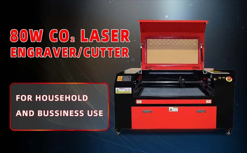 VEVOR 60W 80W Laser Machine Engraver K80 Laser Engraving Machine CNC Cutting Machine Infinite Length Design