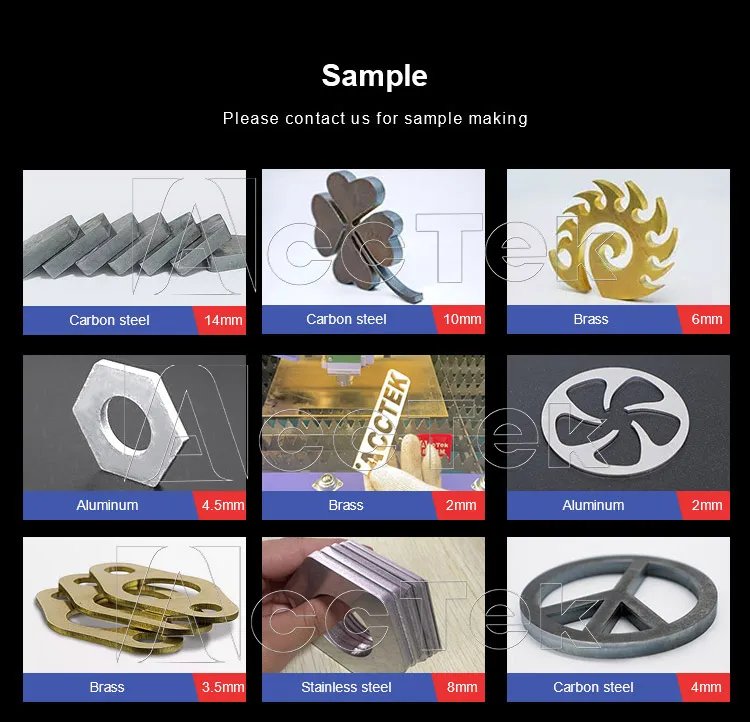 High Accuracy 1.5kw 2kw 3kw 4kw 6kw 12kw 20kw Fiber Laser Cutting Machine 1530 Boci Laser Head Cypcut Control System Supports