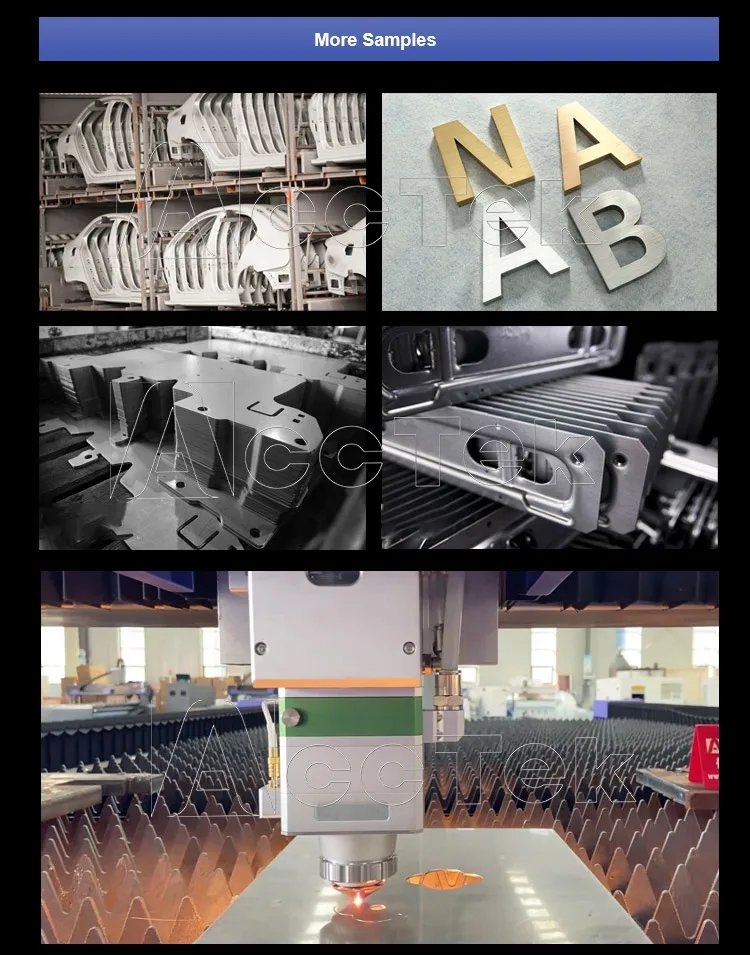 High Accuracy 1.5kw 2kw 3kw 4kw 6kw 12kw 20kw Fiber Laser Cutting Machine 1530 Boci Laser Head Cypcut Control System Supports