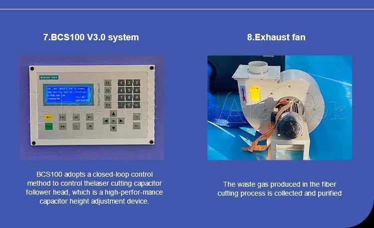 High Accuracy 1.5kw 2kw 3kw 4kw 6kw 12kw 20kw Fiber Laser Cutting Machine 1530 Boci Laser Head Cypcut Control System Supports