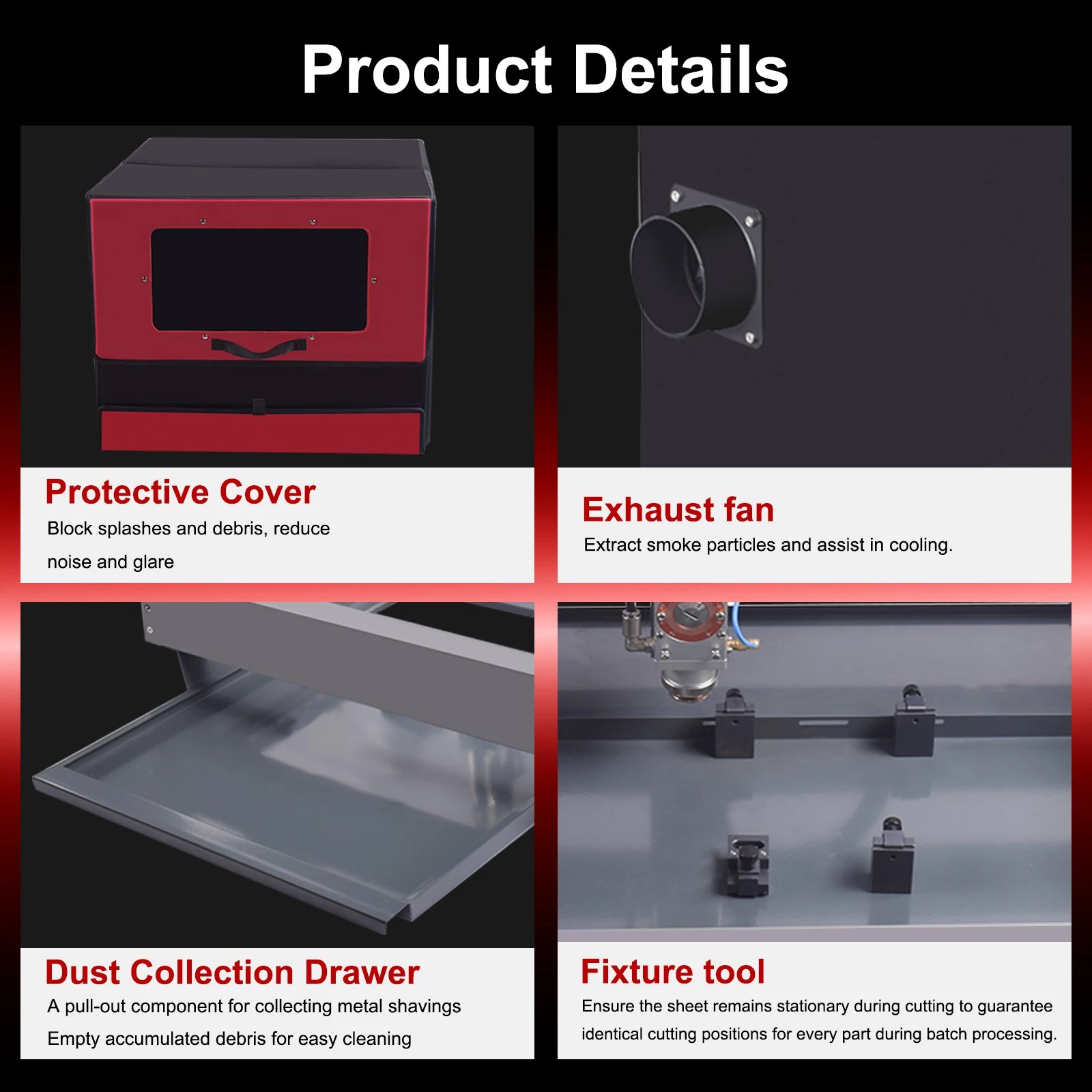 700W Compact Desktop Air-Cooled 3-Axis Industrial Laser Metal Cutting Machine for All Metal DIY Cutting Marking WIFI Connection