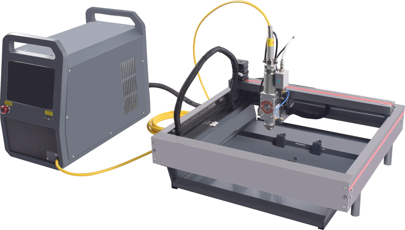 700W Compact Desktop Air-Cooled 3-Axis Industrial Laser Metal Cutting Machine for All Metal DIY Cutting Marking WIFI Connection