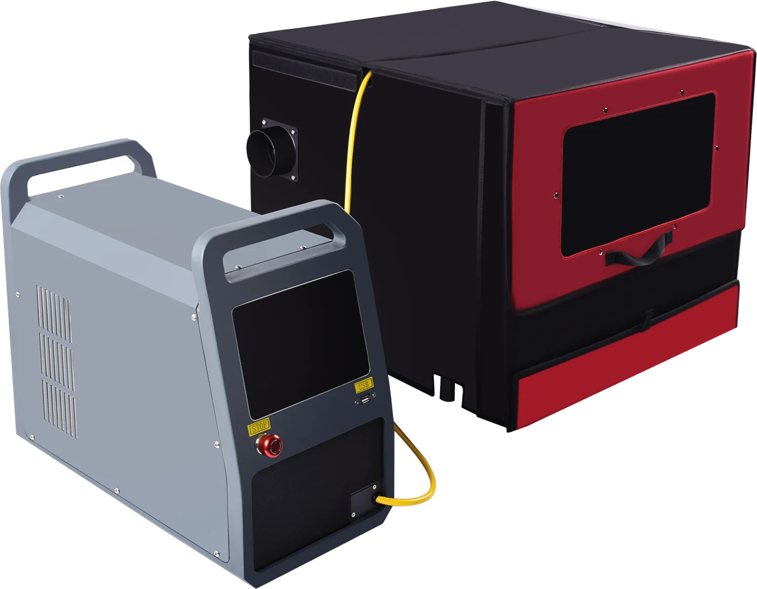 700W Compact Desktop Air-Cooled 3-Axis Industrial Laser Metal Cutting Machine for All Metal DIY Cutting Marking WIFI Connection