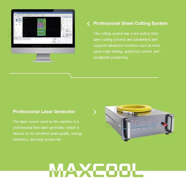 Industrial 3000W 2kw 6kw CNC Mild Carbon Stainless Steel Iron Aluminum Copper Sheet Metal Automatic 3015 Fiber Laser Cutter